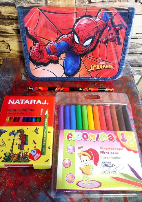 SPIDERMAN - 3D Несесер с аксесоари, ключодържатели