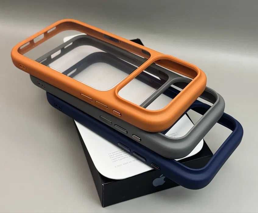 Husa pentru iPhone 17 Pro Max Orange, 17 Pro Blue, 17 Pro Max Silver