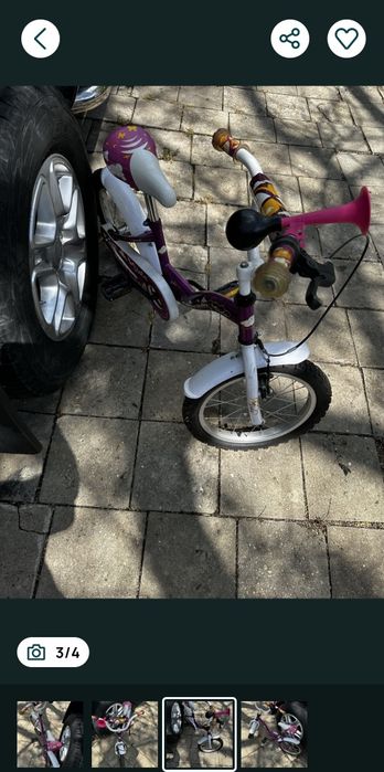 Bicicleta copii cu roata de 16" + CADOU skateboard copii !!!