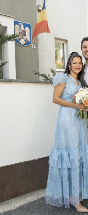 Vand rochie de mireasa/cununie civila/petrecere(creator celebru)