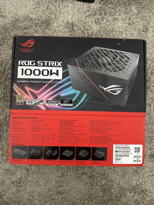 ASUS ROG Strix 1000W Gold — Захранване