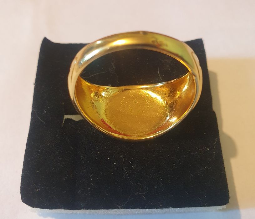inel suflat cu Aur