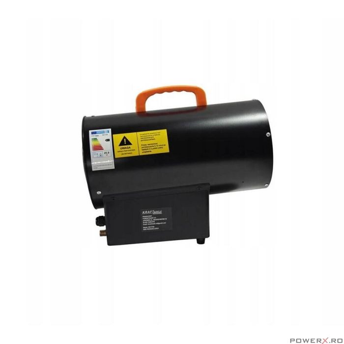 Tun, incalzitor pentru caldura pe gaz, 25kW, Kraft
