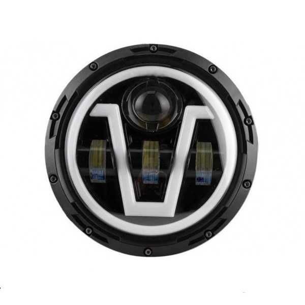 Комплект диодни халогени Automat, 40W, 12V, С мигач, Черен гр. София ...