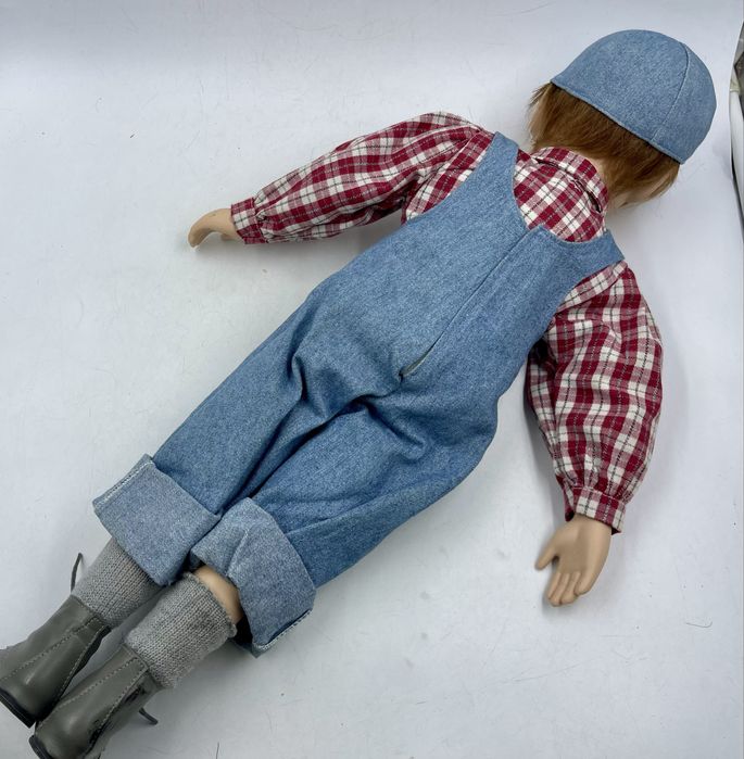 Огромна порцеланова кукла момче BAMBOLA 62 см колекционерска