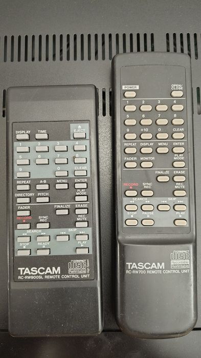 CD player Tascam 700, CD player Tascam 900