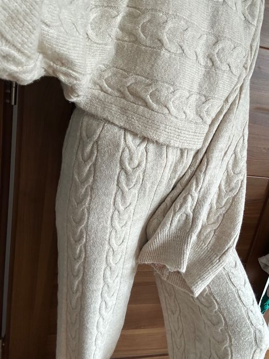 Плетен сет от топ и долница