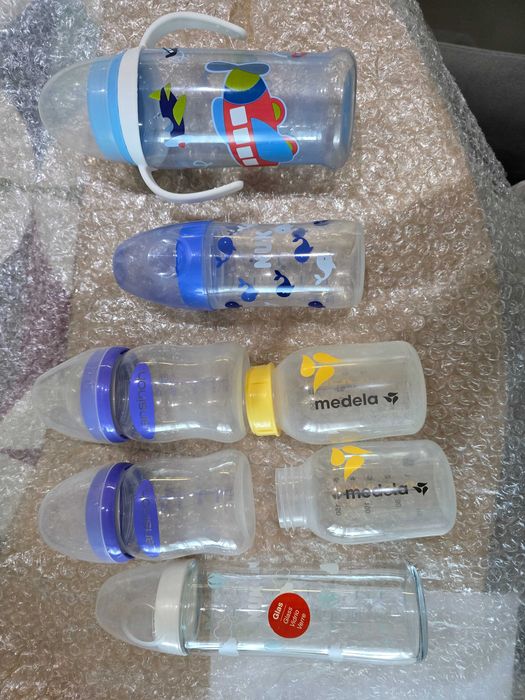 Бебешки шишета различни видове