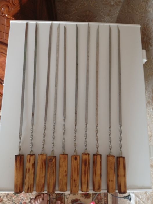 Мангал-чемодан, шампура