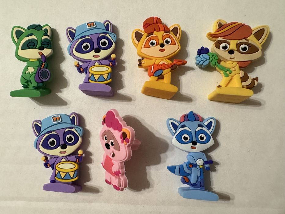 Киндер енотики динозавры акулята