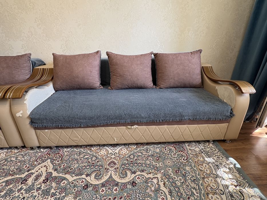 Продам диван и кресло