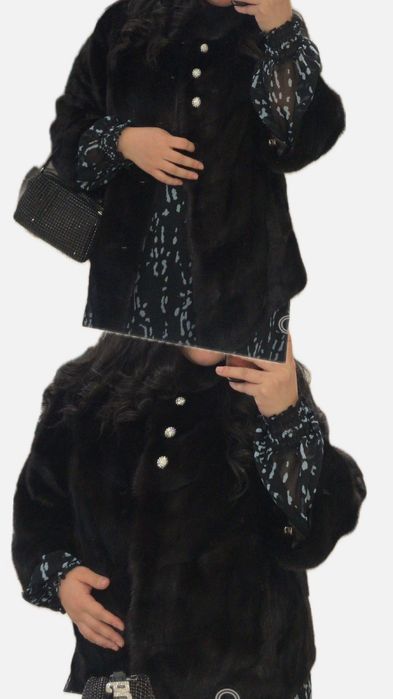 Шуба норка. Sofella бренд. Қысқа модель