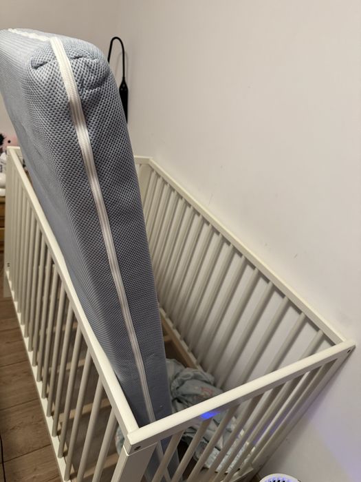 Patut copii cu saltea de bambus + CADOU Masa de înfășată cu saltea