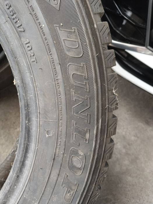 2 разных зимних шин