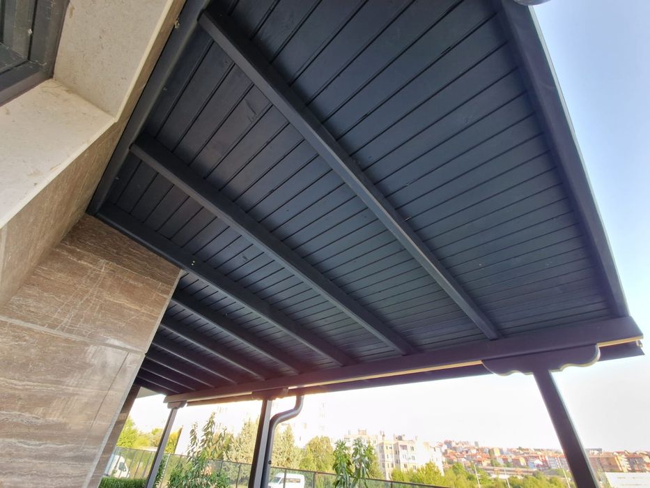 Навес,Беседки,Дървени конструкция