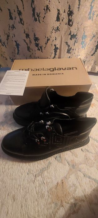 Pantofi piele naturala Mihaela Glavan