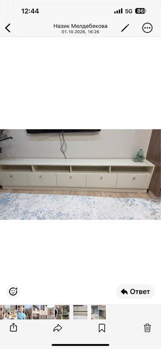 Тумба длинная размер 270/35