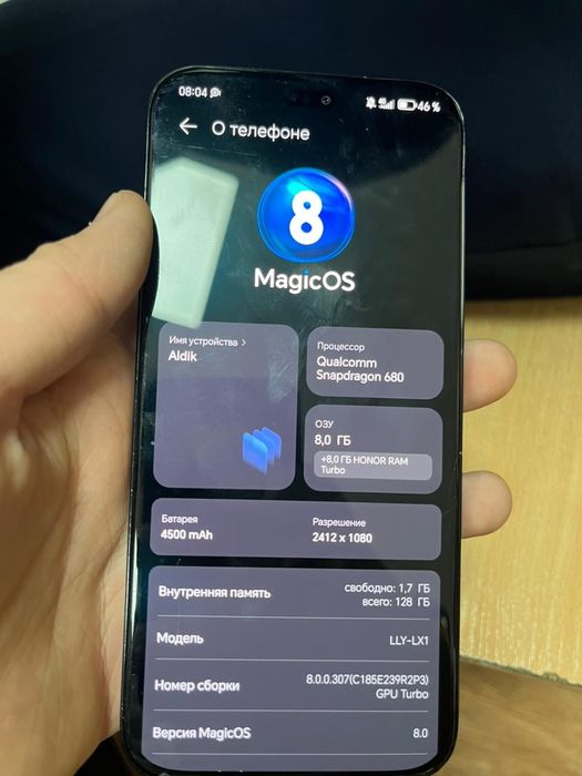 Продам телефон Honor X8B