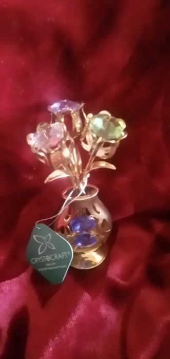 Хрустальный сувенир Букет