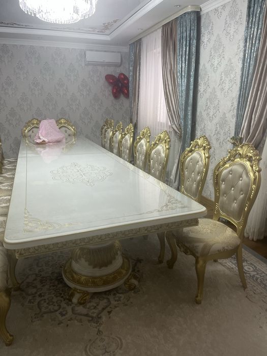 20 стуля, стол 4м город Шымкент