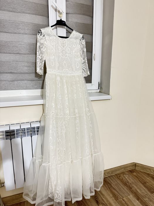 Платье белое кыз узату