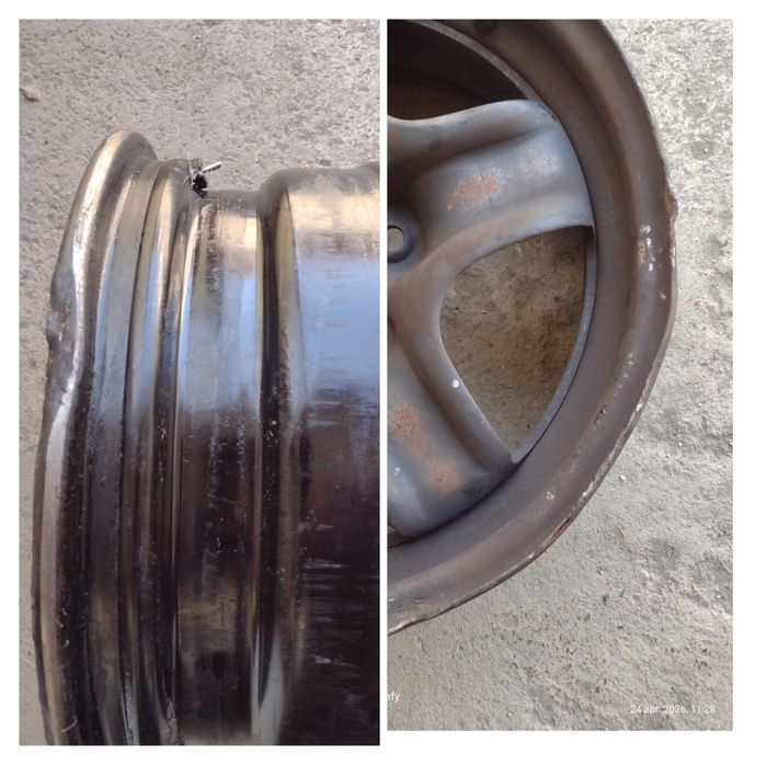 Jantă structurata r16 Renault și capace roti Opel Volkswagen Renault