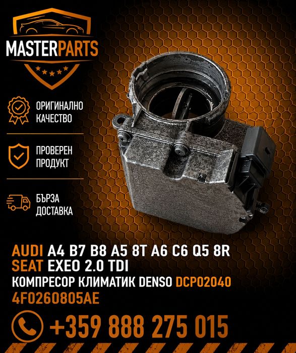 Audi A3 8P A4 B7 A6 C6 VW Golf 5 Passat B6 Touran 1.9 2.0 TDI Дроселова Клапа Throttle Body 03G128063