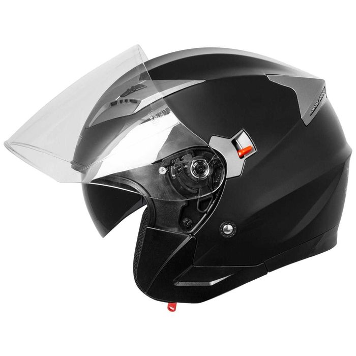 ПРОМОЦИЯ  Каска за скутер A-PRO KINETIC Matt Black Код: 24745