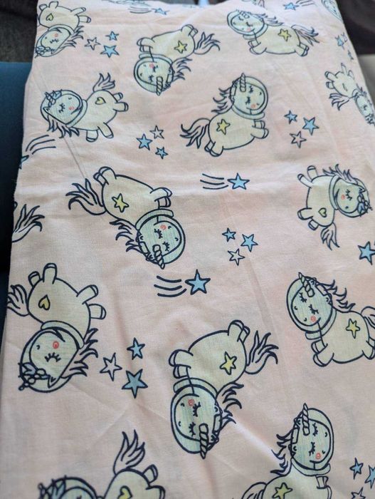 Детско спално бельо - Еднорози, Лупилу, Еко памук