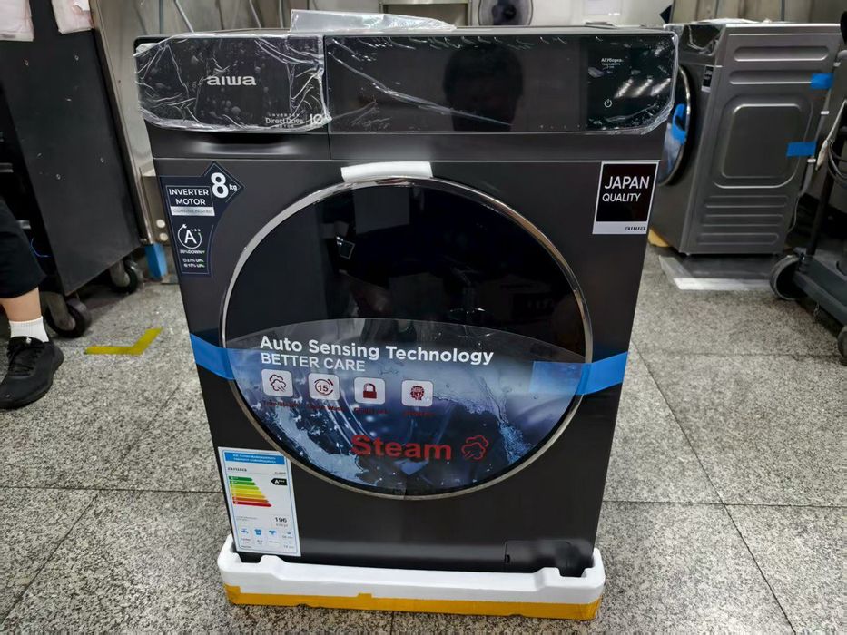 Стиральная машина AIWA Ai 8000 (8 кг) — Японский Стиль «Сильвер & Черн