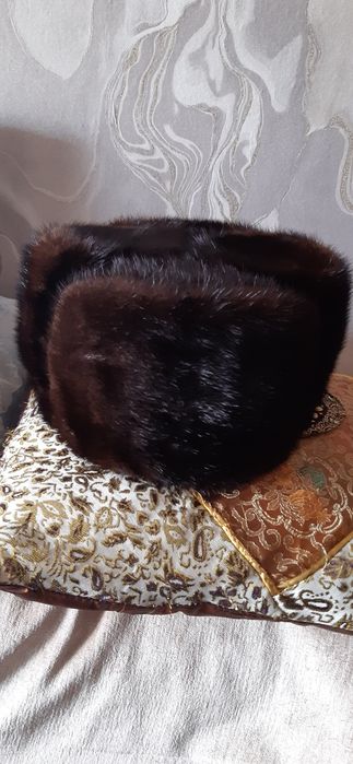 Шапка  норковая мужская