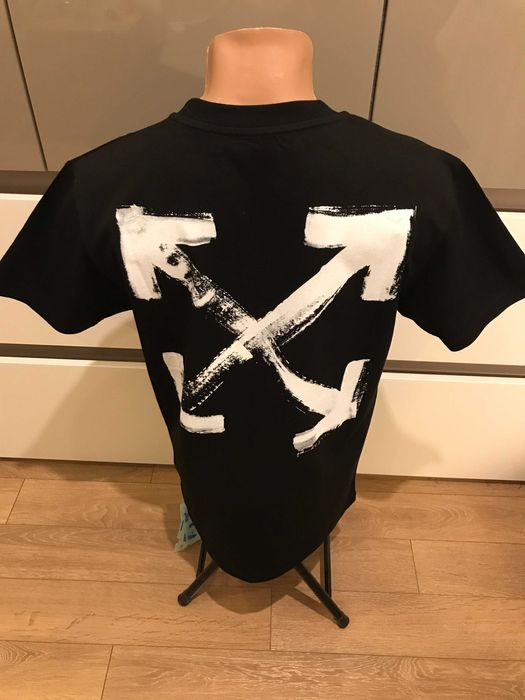 OFF-WHITE Paint Arrow Slim тениска, размер: S
