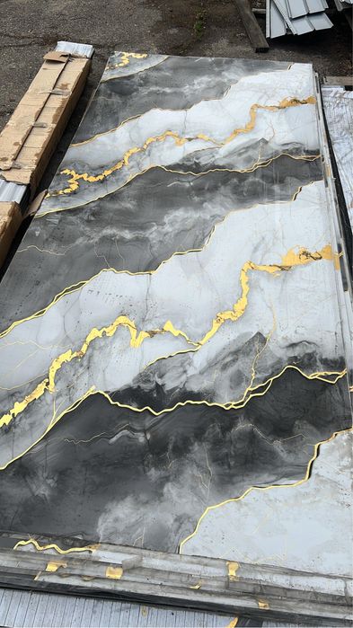 Гибкий мрамор  и бамбук понель