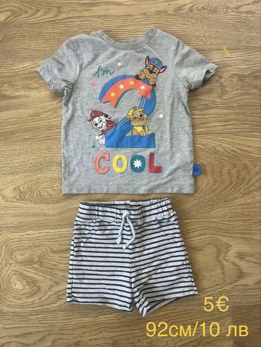 Нови  и употребявани дрехи за момче блузи, панталони,92