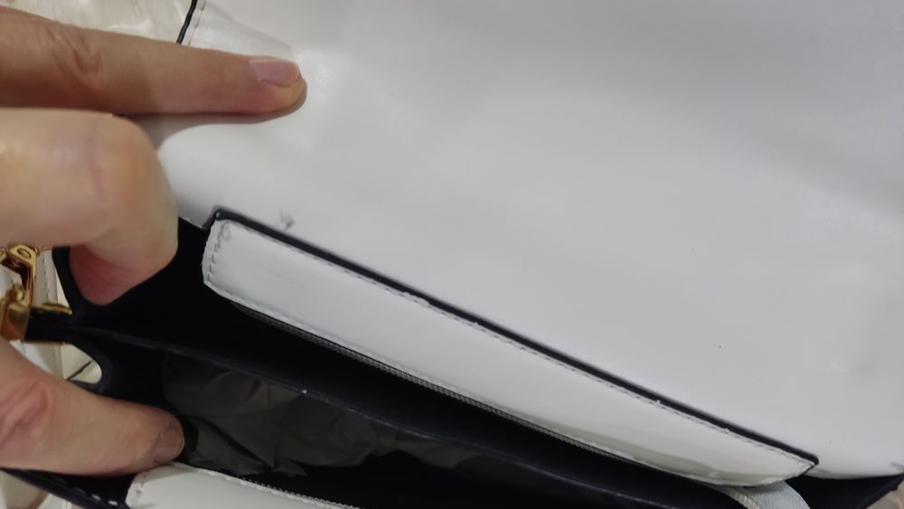 Сумка женская белая