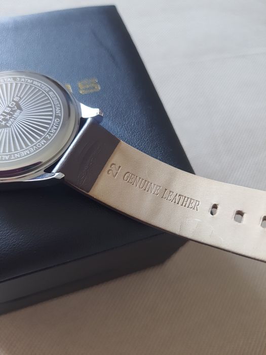 Ceas barbatesc Akribos XXIV - cu  bratara din piele