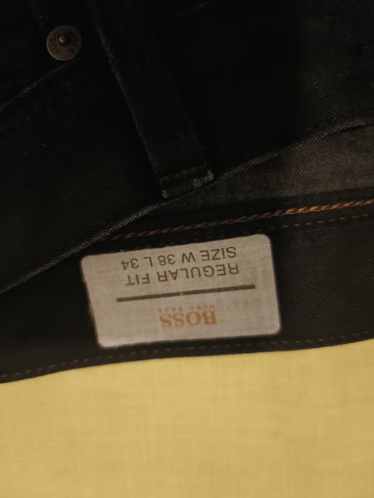 Blugi Boss regular fit origina subțirele varal w38 L 34