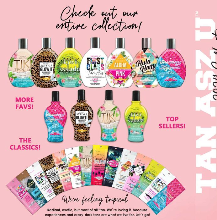 Козметика за солариум Brown Sugar, Tan Inc, 100 видове, на склад