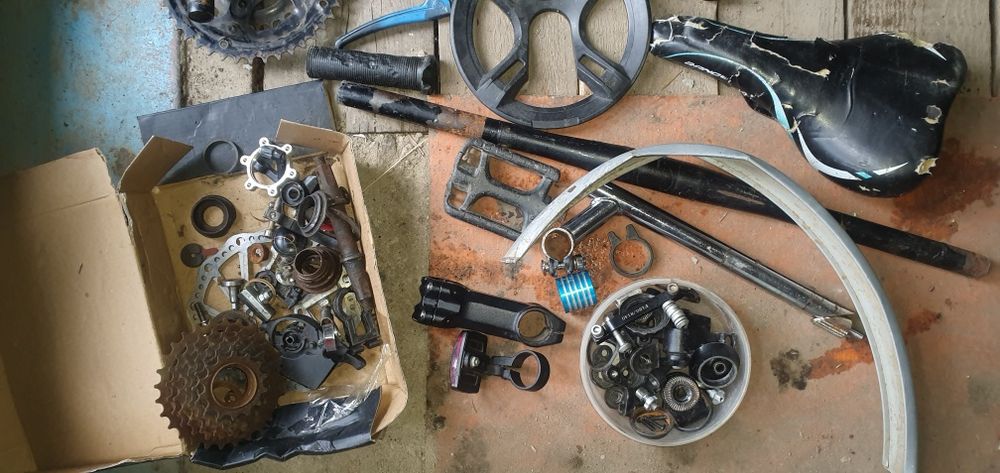 Разные вело запчасти