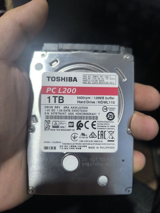 Toshiba PC L200 Hdd 2.5"