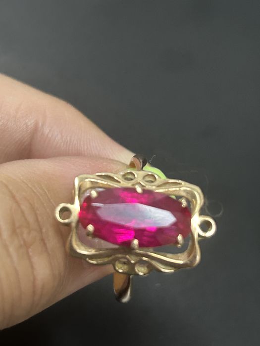 Кольцо золотое советское 583