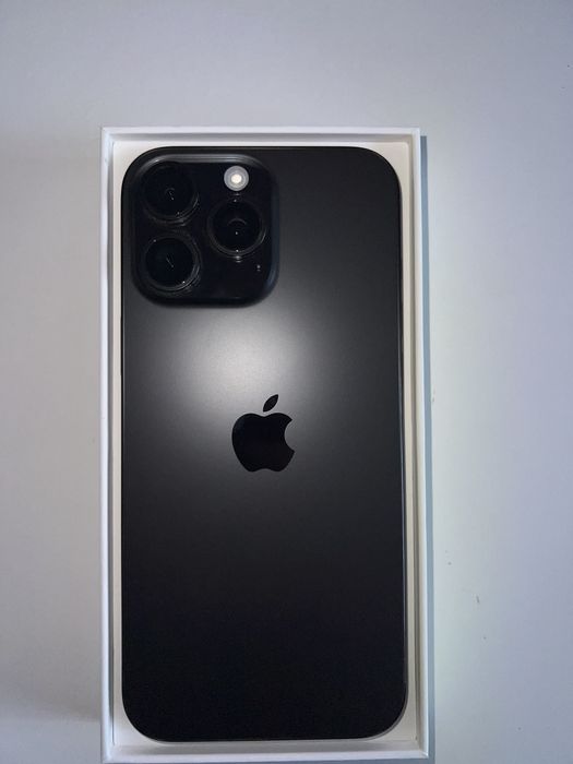 iPhone 16 Pro Max 512GB Black Titanium 100% baterie 46 cicluri