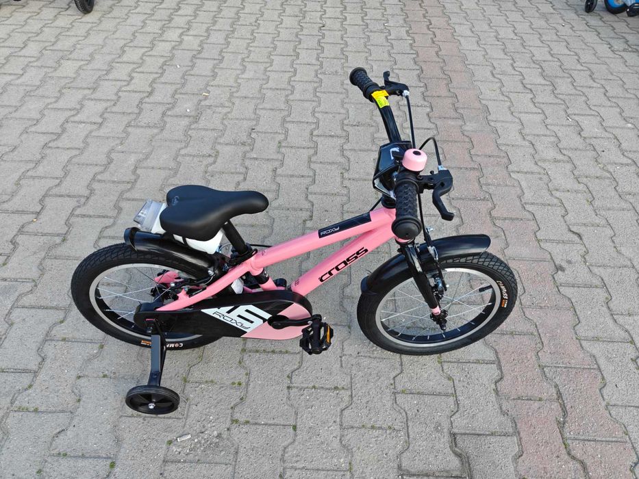 CROSS Алуминиев велосипед 16" ROXY розов