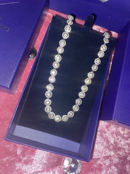 Colier Swarovski Angelic Argintiu - nou, în cutie