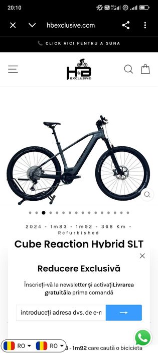 Bicicleta Reaction R electric