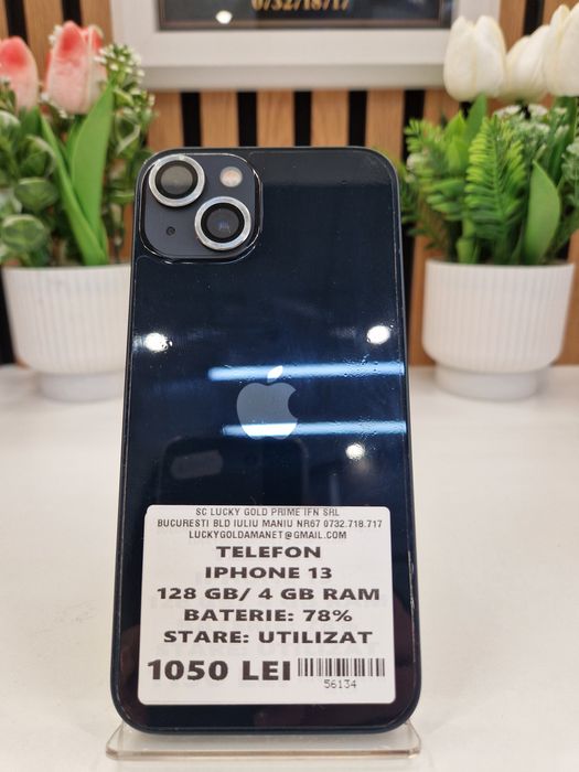 Iphone 13 128GB / 4GB RAM 78% Baterie Garantie! #56134 #50528 #53872 #56076