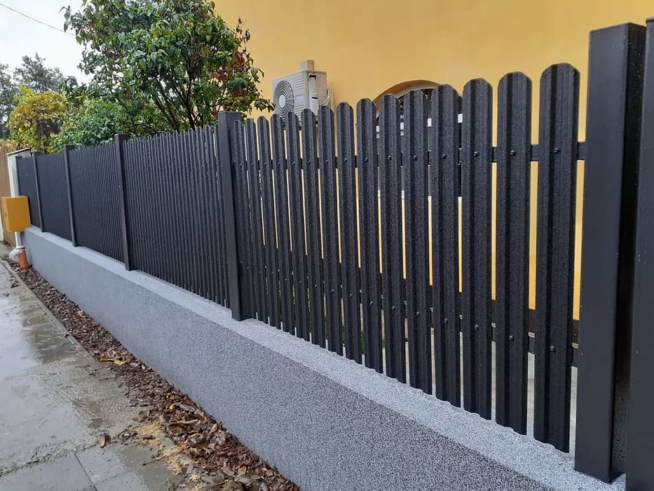 Garduri din panou stil jaluzele, din sipca metalica, tabla, plasa, BCA