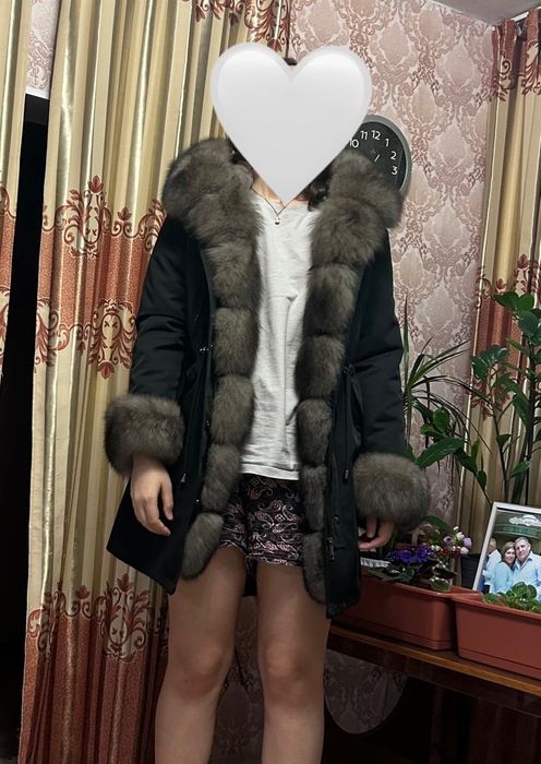 Куртка с натуральным мехом