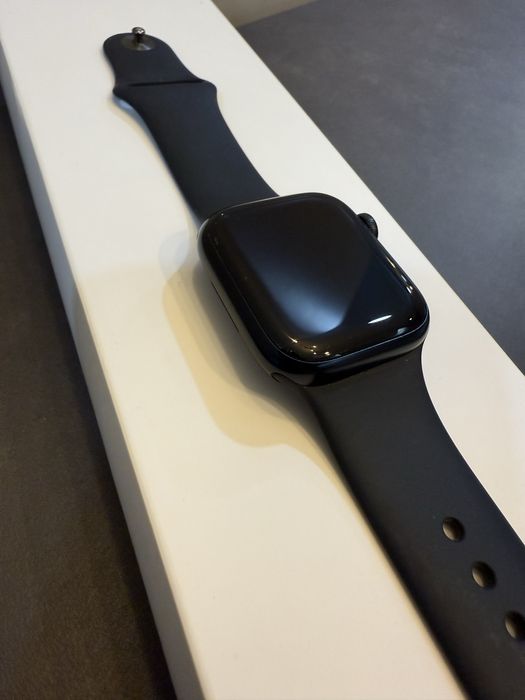 Apple Watch Series 7, 41mm, Black/черен, CEL