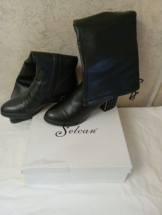 Продам Сапоги- Ботфорты Турция,размер 40( маломерят)